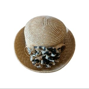 Vintage Women's Boho Chic Flower Hat Straw Hat